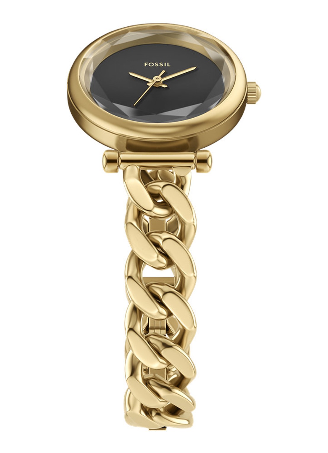 Fossil Carlie horloge ES5440 - detail 4 goud