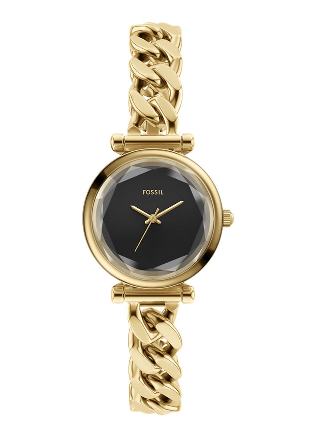 Fossil Carlie horloge ES5440 - voorkant goud