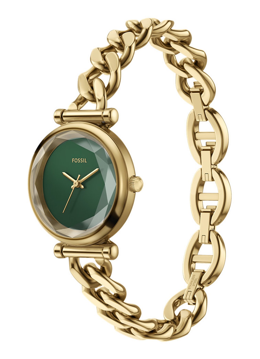 Fossil Carlie horloge ES5441 - detail 4 goud