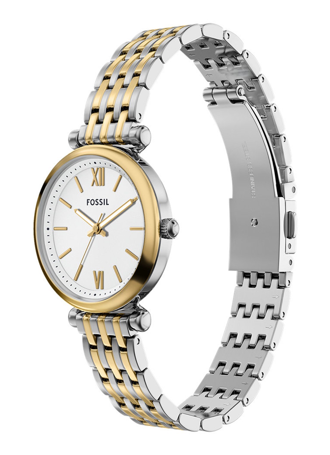 Fossil Carlie horloge ES5450SET - detail 5 zilver