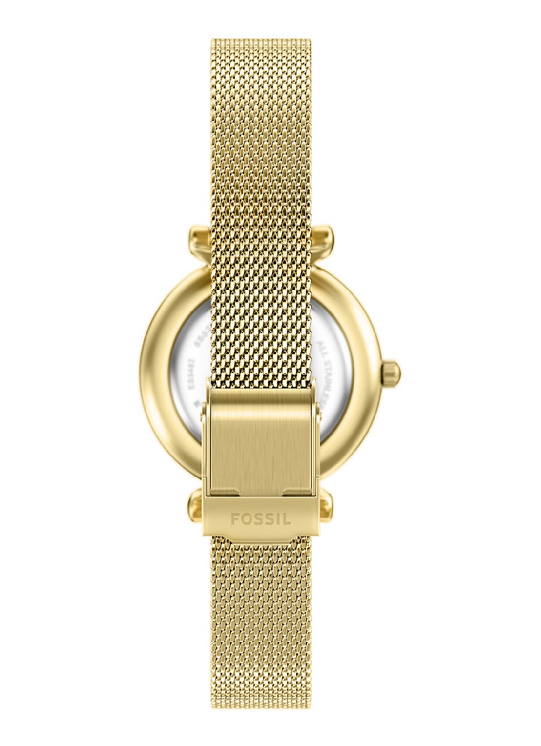 Fossil Carlie horloge ES5462 - detail goud