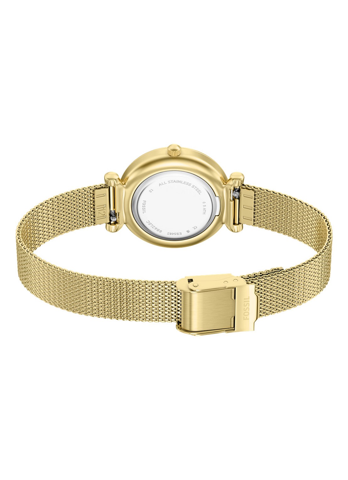 Fossil Carlie horloge ES5462 - detail 4 goud