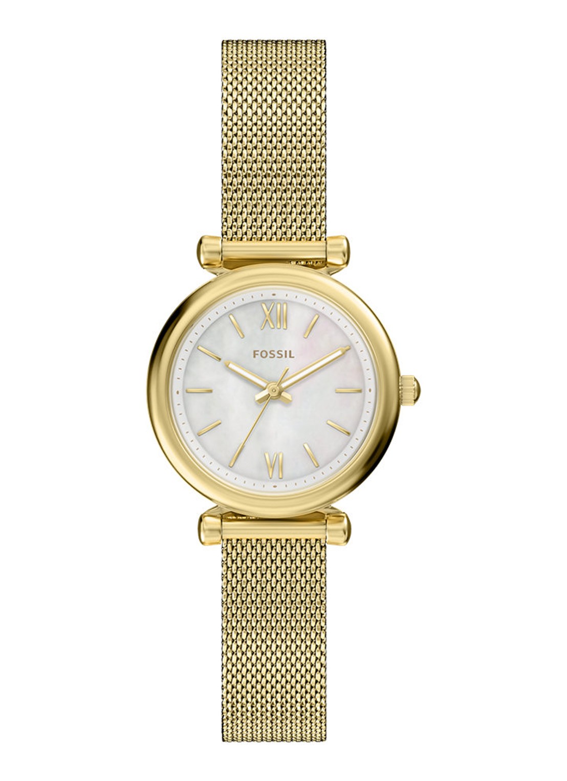 Fossil Carlie horloge ES5462 - voorkant 6 goud