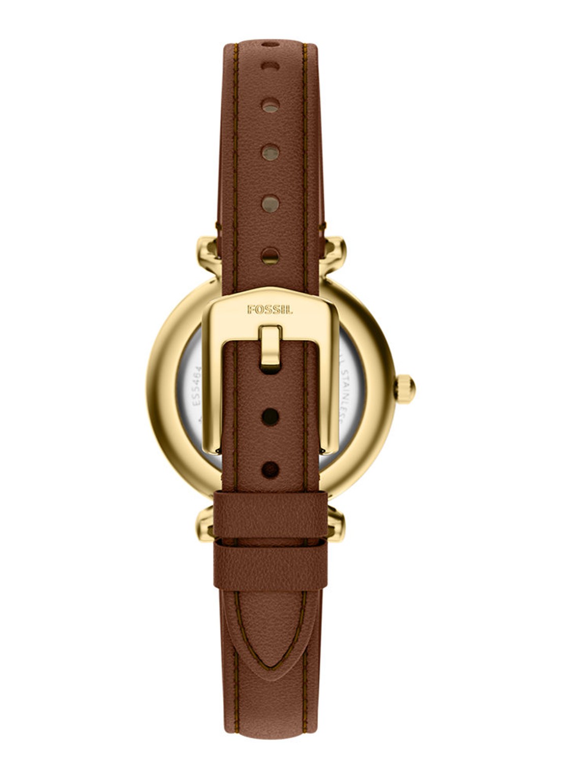 Fossil Carlie horloge ES5464 - detail 2 goud