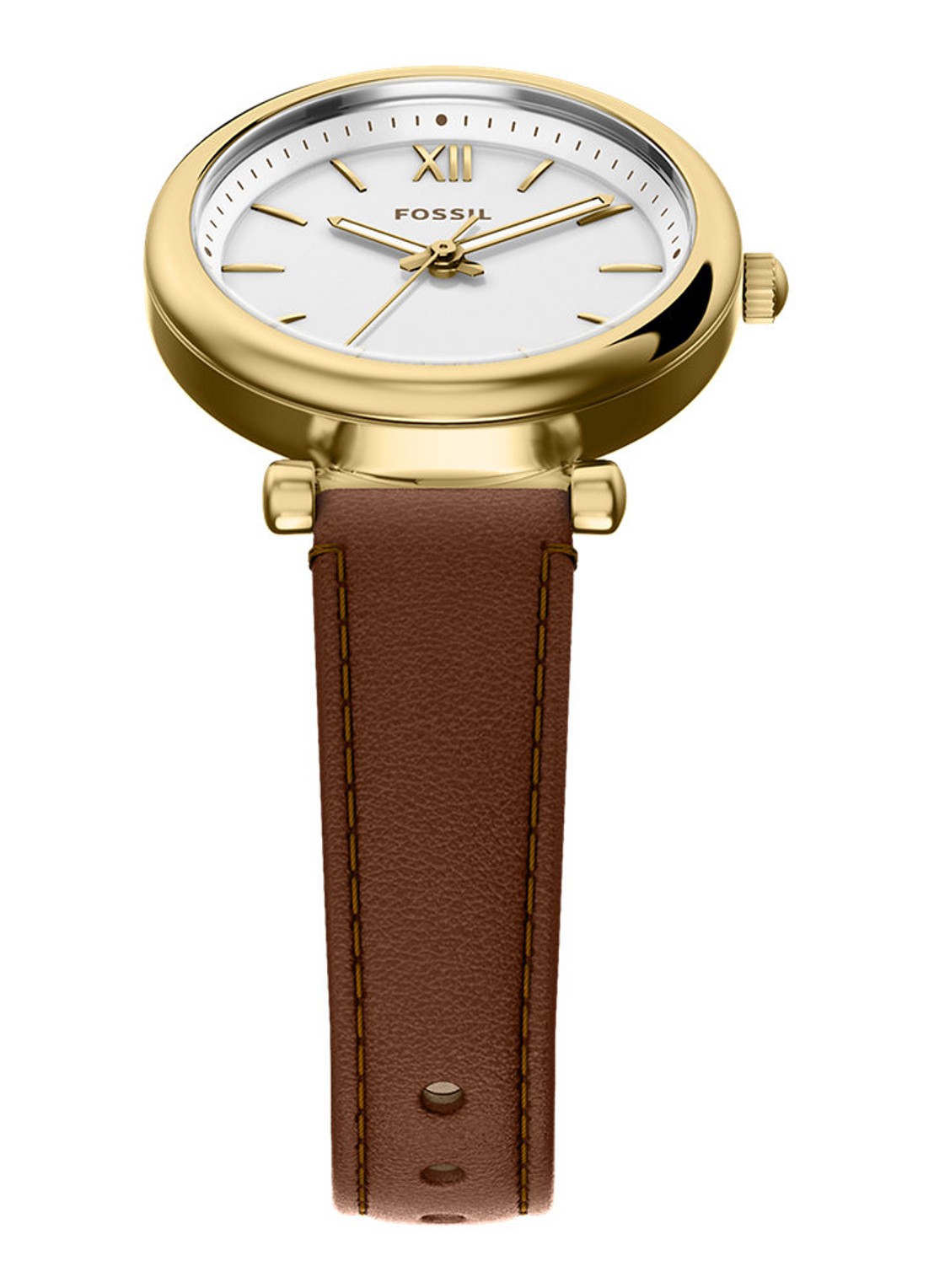 Fossil Carlie horloge ES5464 - detail 4 goud