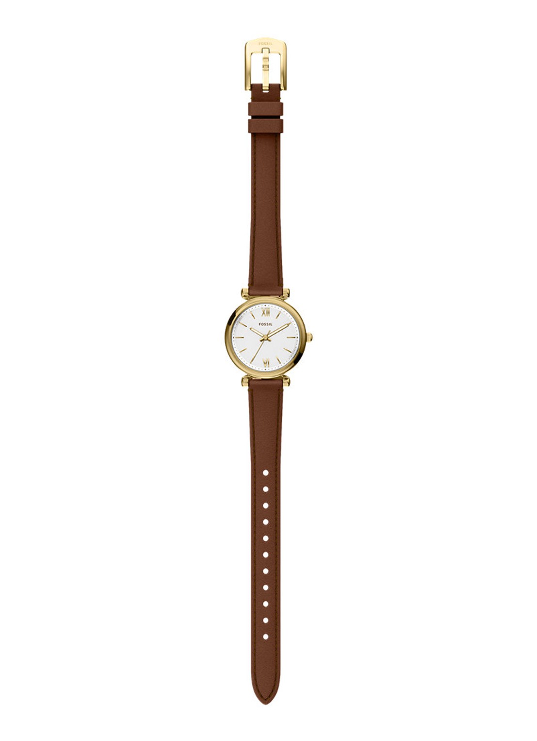 Fossil Carlie horloge ES5464 - detail 5 goud