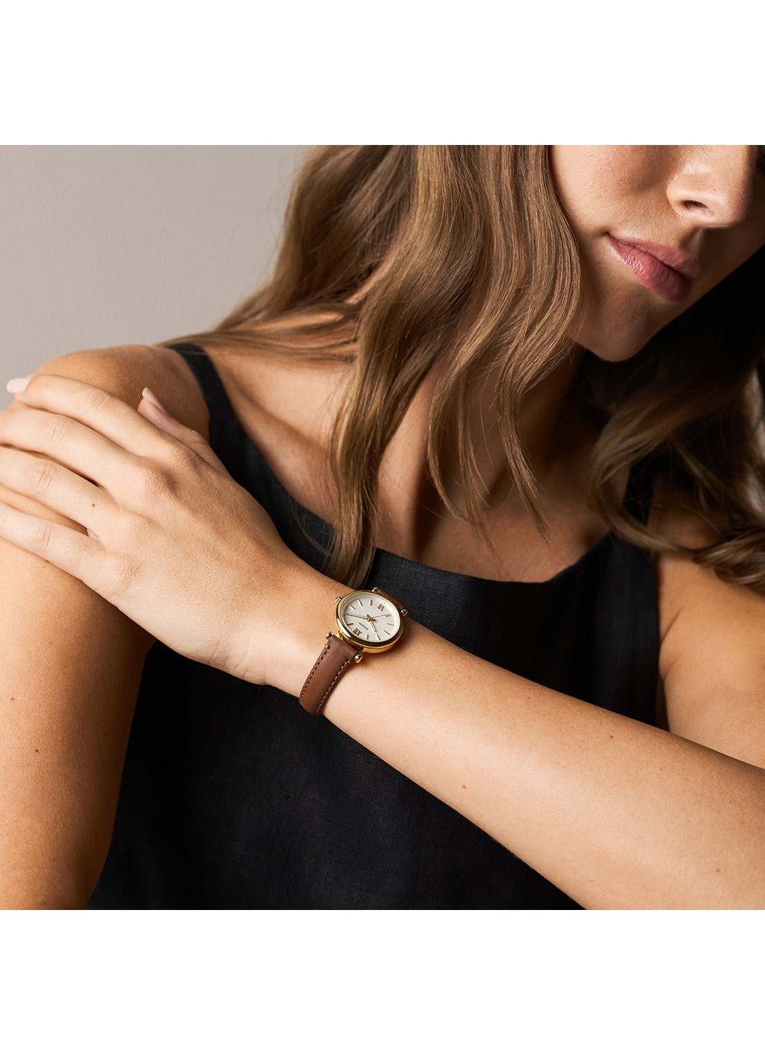 Fossil Carlie horloge ES5464 - detail 6 goud