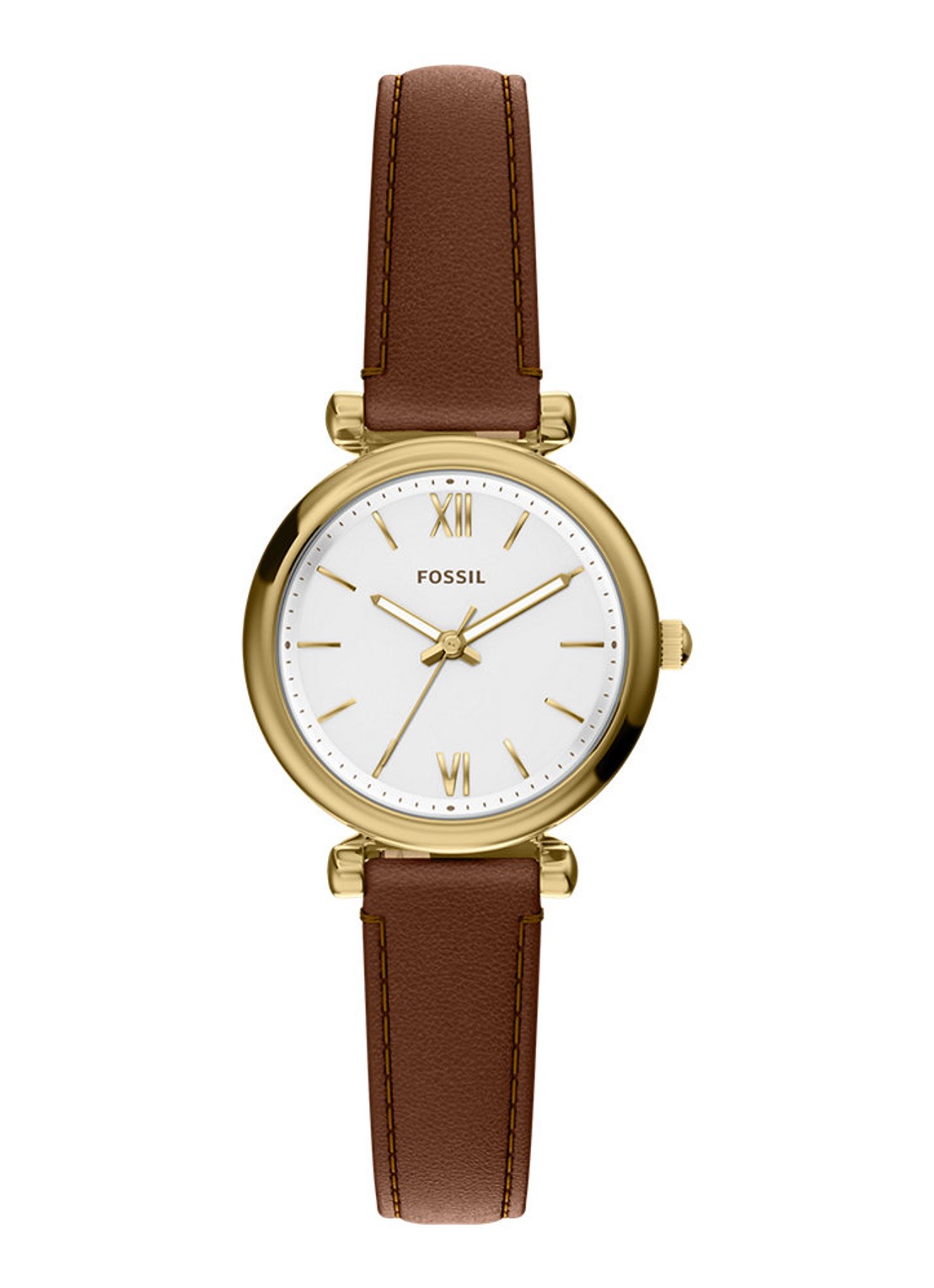 Fossil Carlie horloge ES5464 - voorkant goud