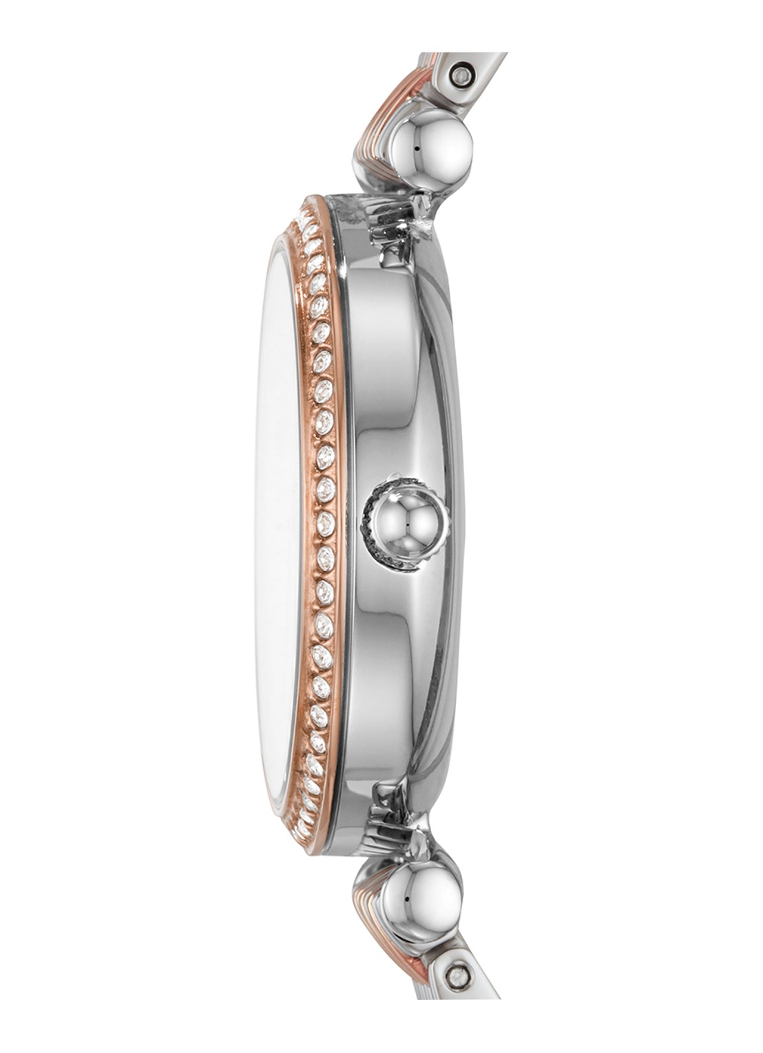 Fossil Carlie Mini horloge ES4649 - detail 3 roségoud