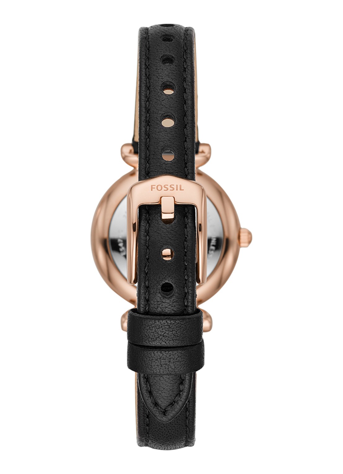 Fossil Carlie Mini horloge ES4700 - voorkant 2 roségoud