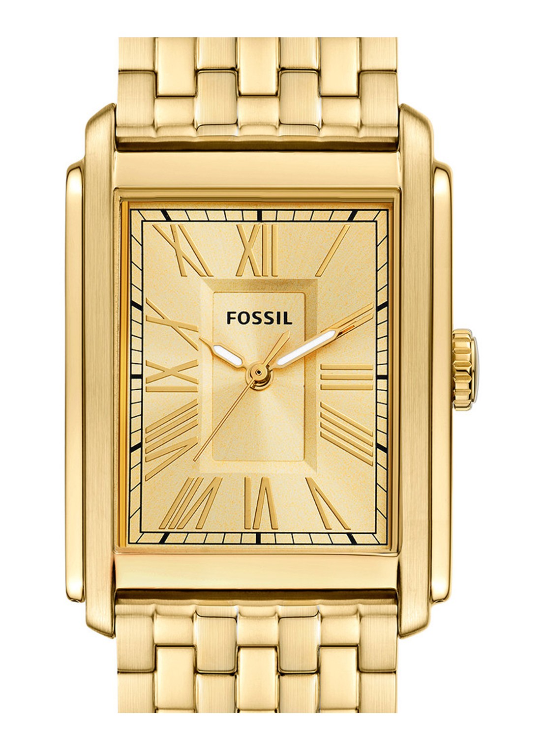 Fossil Carraway horloge FS6009 - detail 5 goud