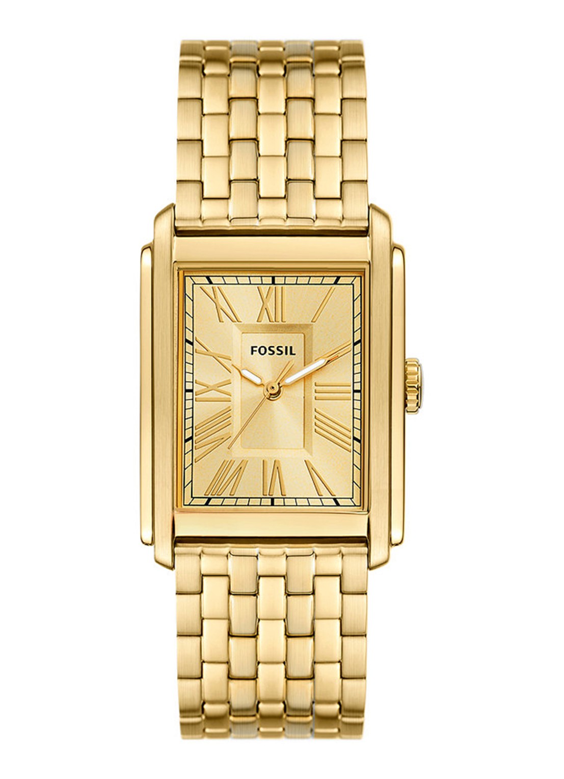 Fossil Carraway horloge FS6009 - voorkant goud