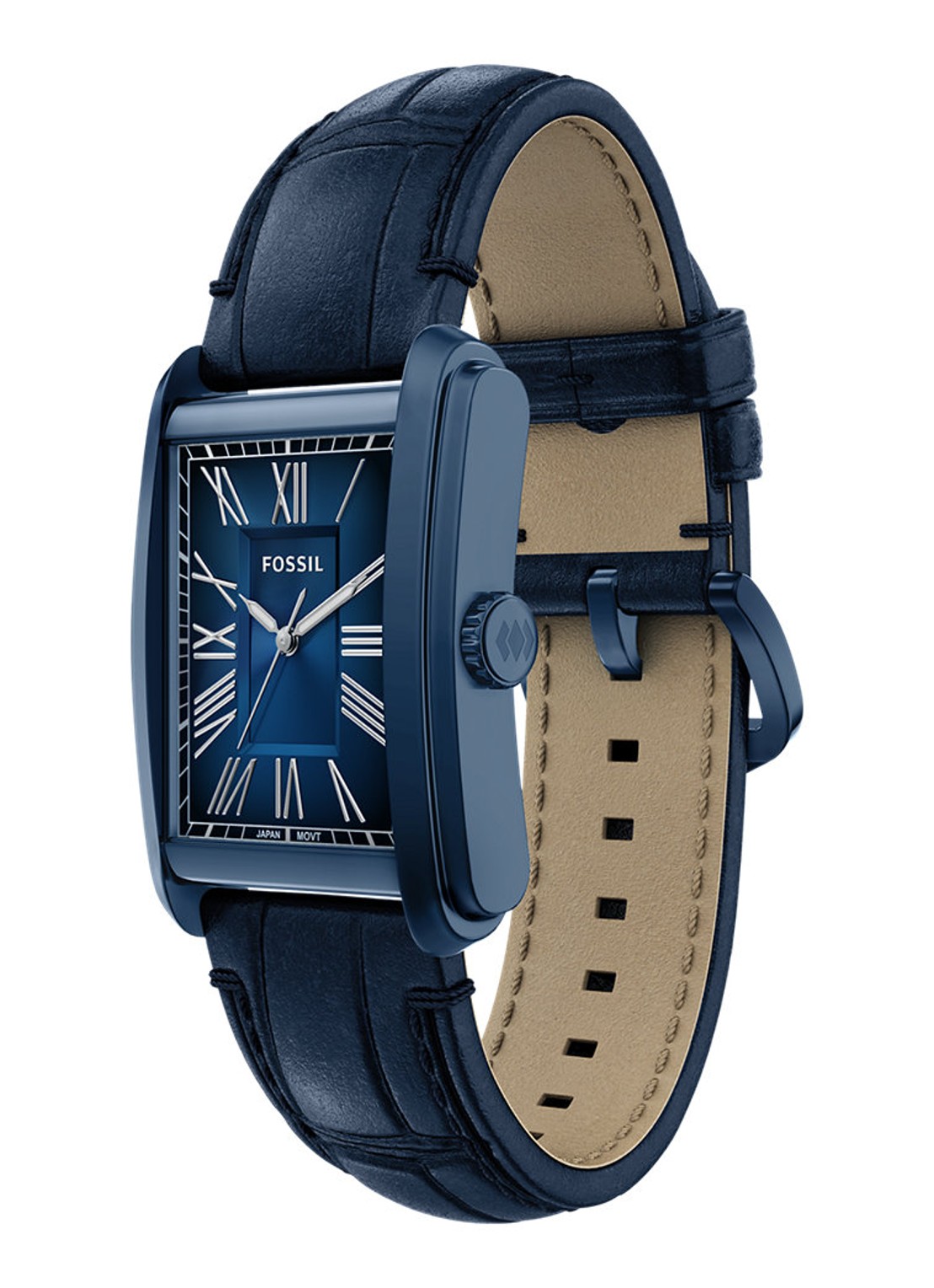 Fossil Carraway horloge FS6170 - detail 3 blauw