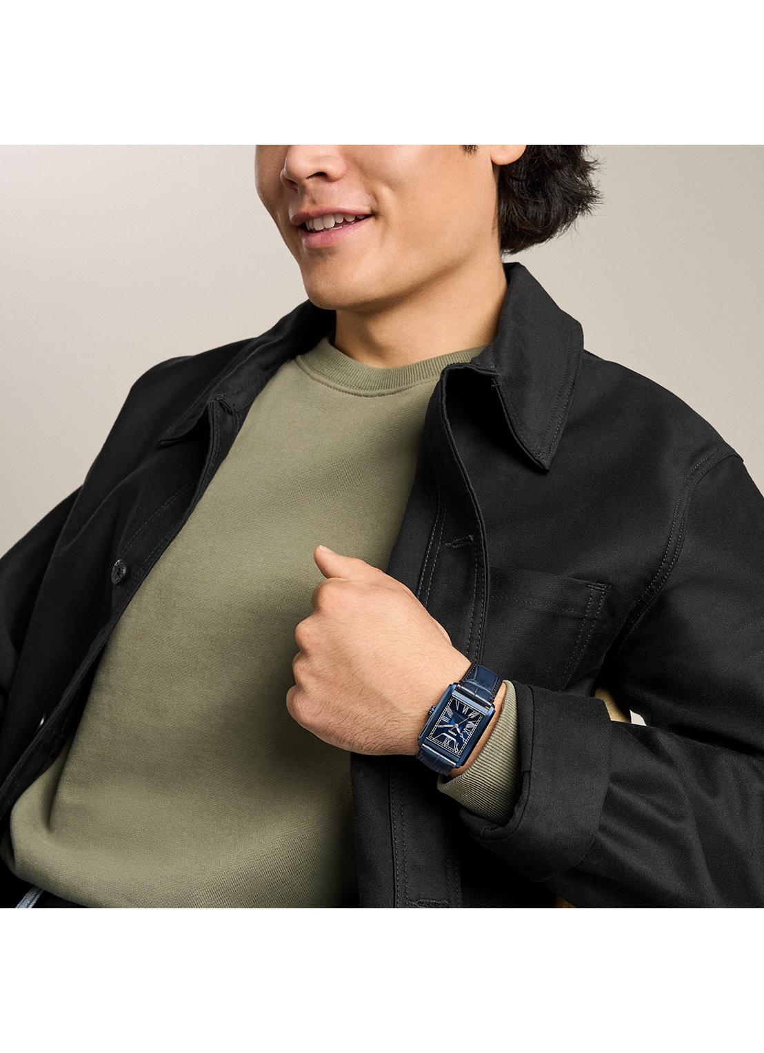Fossil Carraway horloge FS6170 - detail 5 blauw