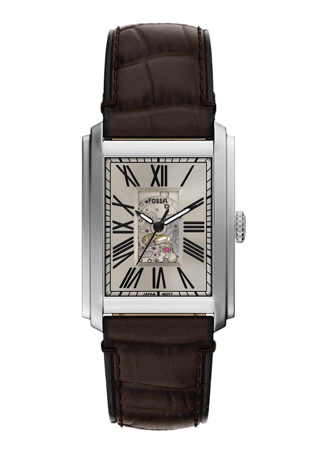 Fossil Carraway horloge ME3272 - voorkant zilver