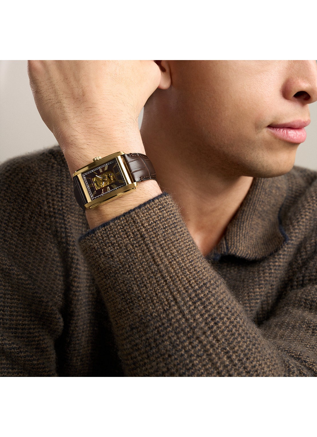 Fossil Carraway horloge ME3281 - detail 4 goud