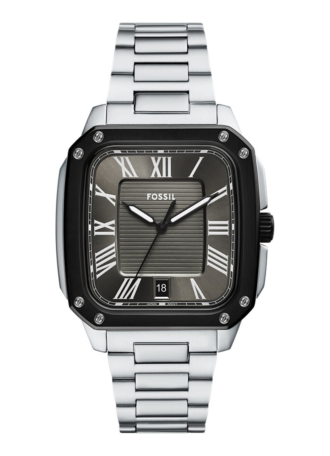 Fossil Crosby horloge FS6122 - voorkant 4 zilver