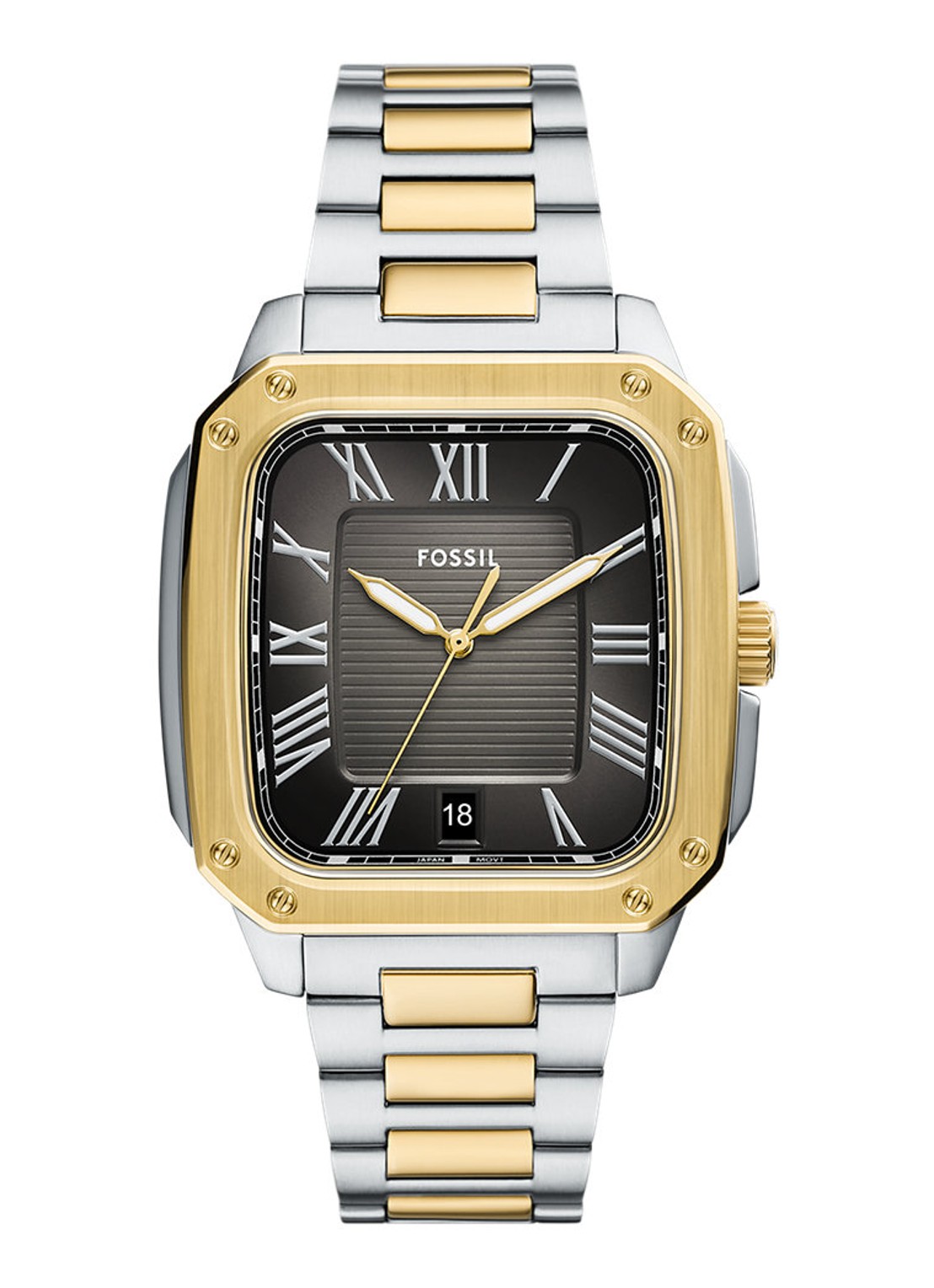 Fossil Crosby Horloge FS6123 - voorkant zilver