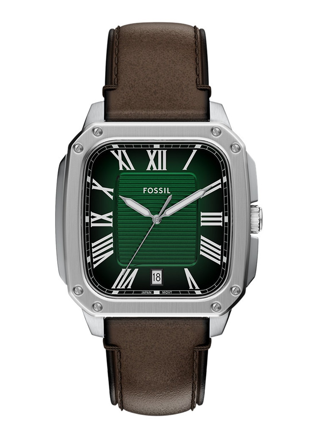 Fossil Crosby horloge FS6150 - voorkant zilver