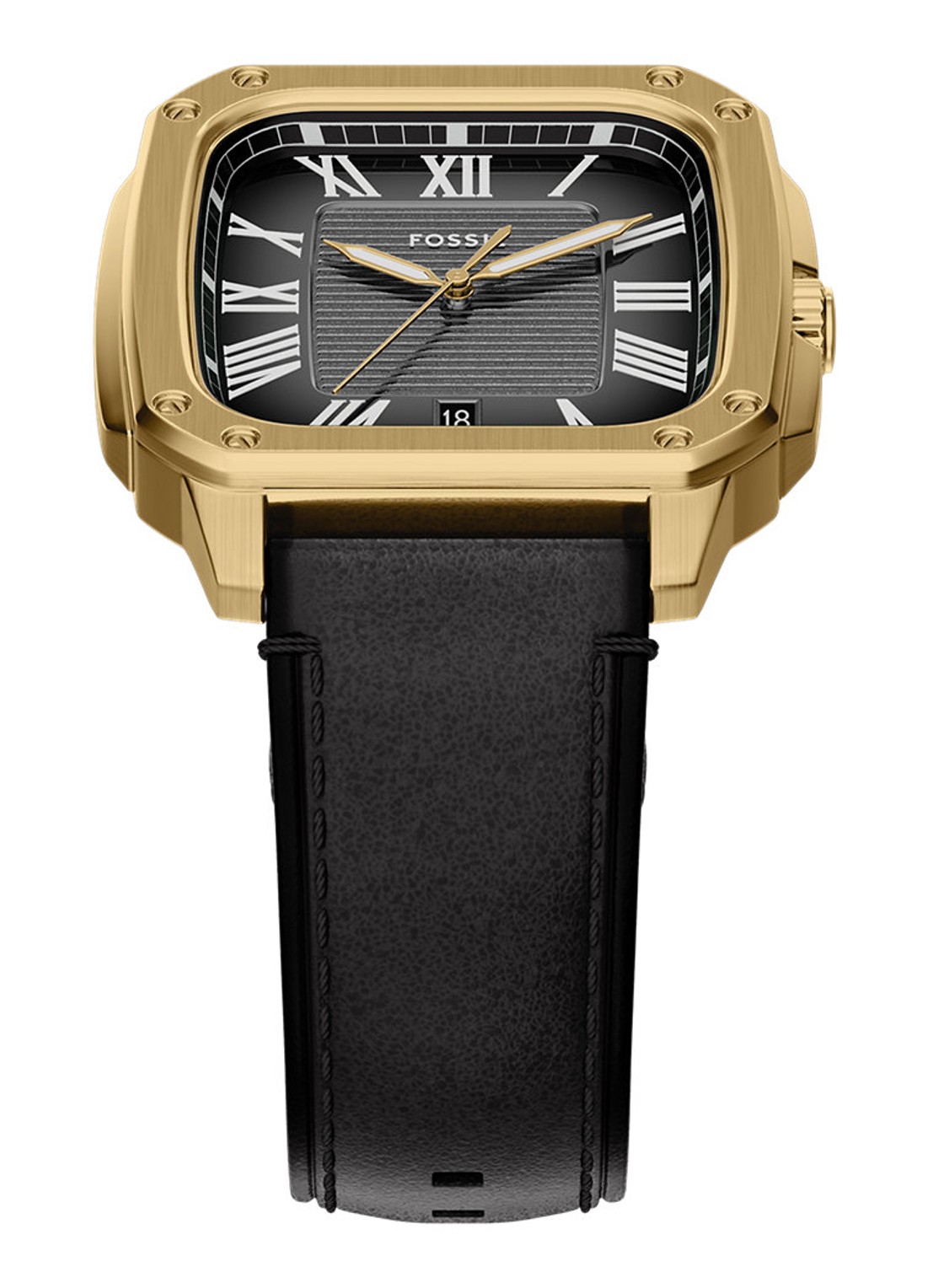 Fossil Crosby horloge FS6151 - detail 4 goud