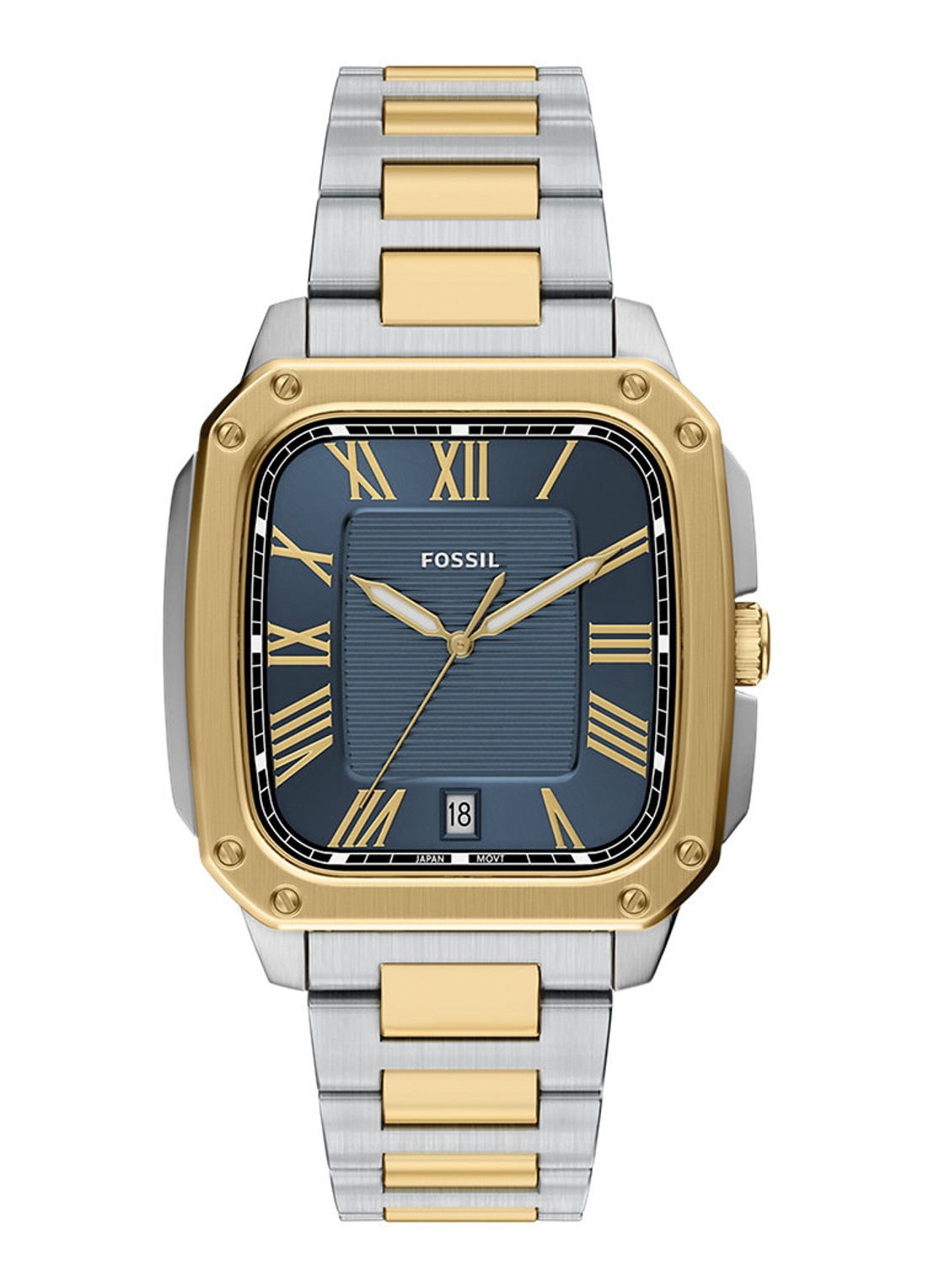 Fossil Crosby horloge FS6161 - voorkant zilver