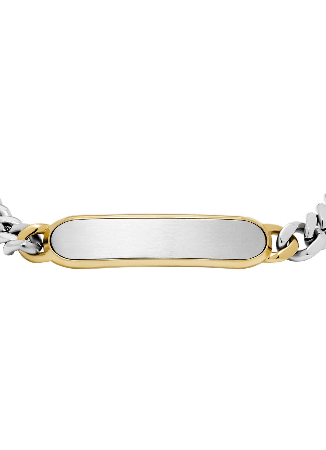 Fossil Drew armband JF04851998 - detail zilver