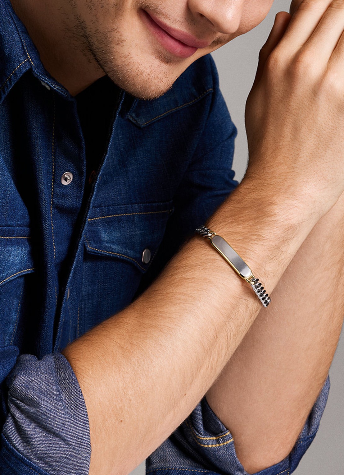 Fossil Drew armband JF04851998 - detail 4 zilver