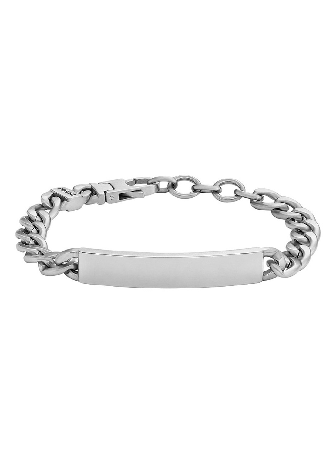 Fossil Drew schakelarmband JF04164040 - voorkant zilver