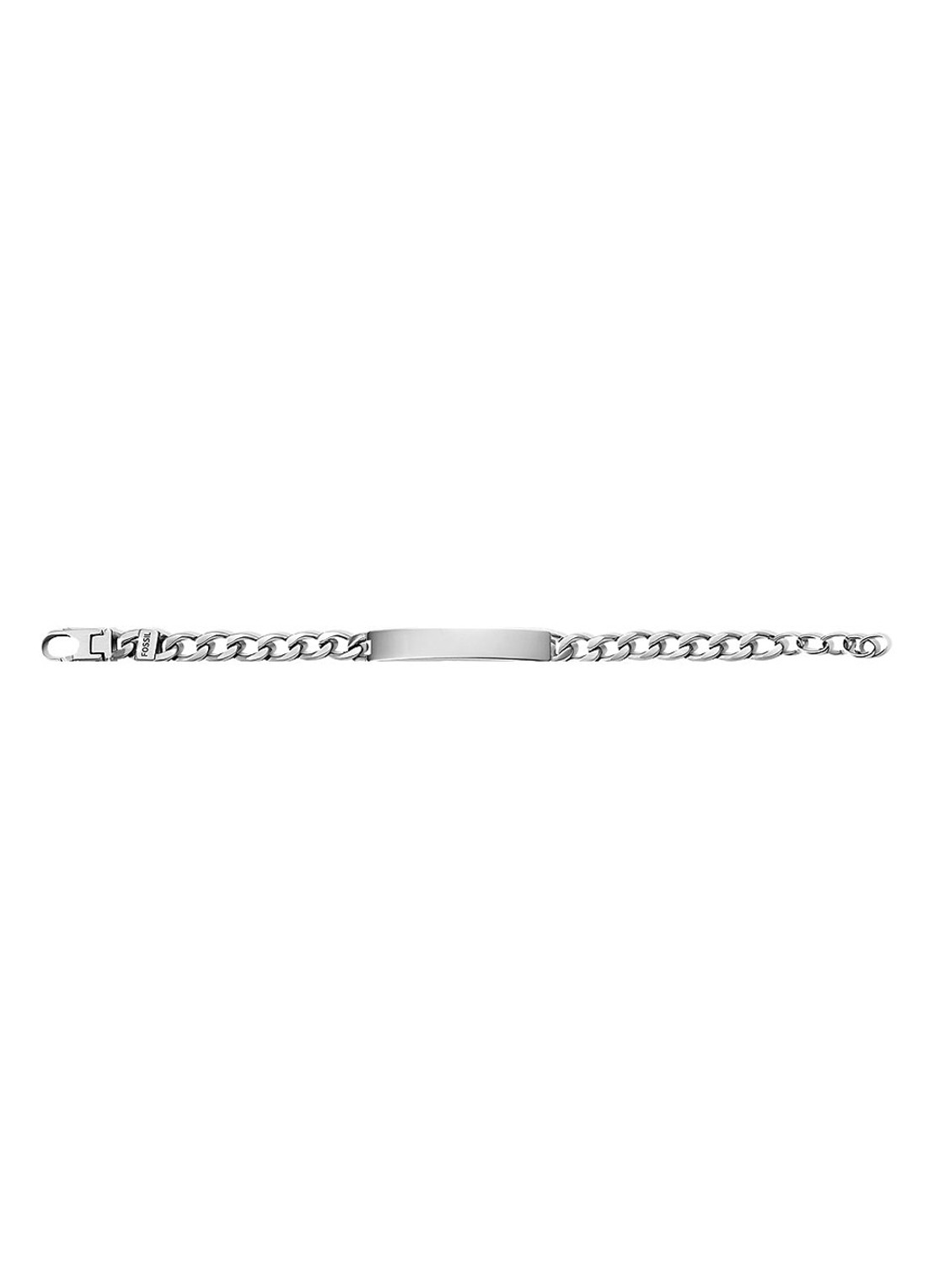 Fossil Drew schakelarmband JF04164040 - voorkant 2 zilver