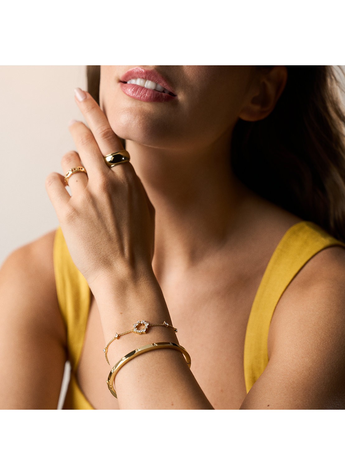 Fossil Ellis armband JA7296710 - detail 6 goud