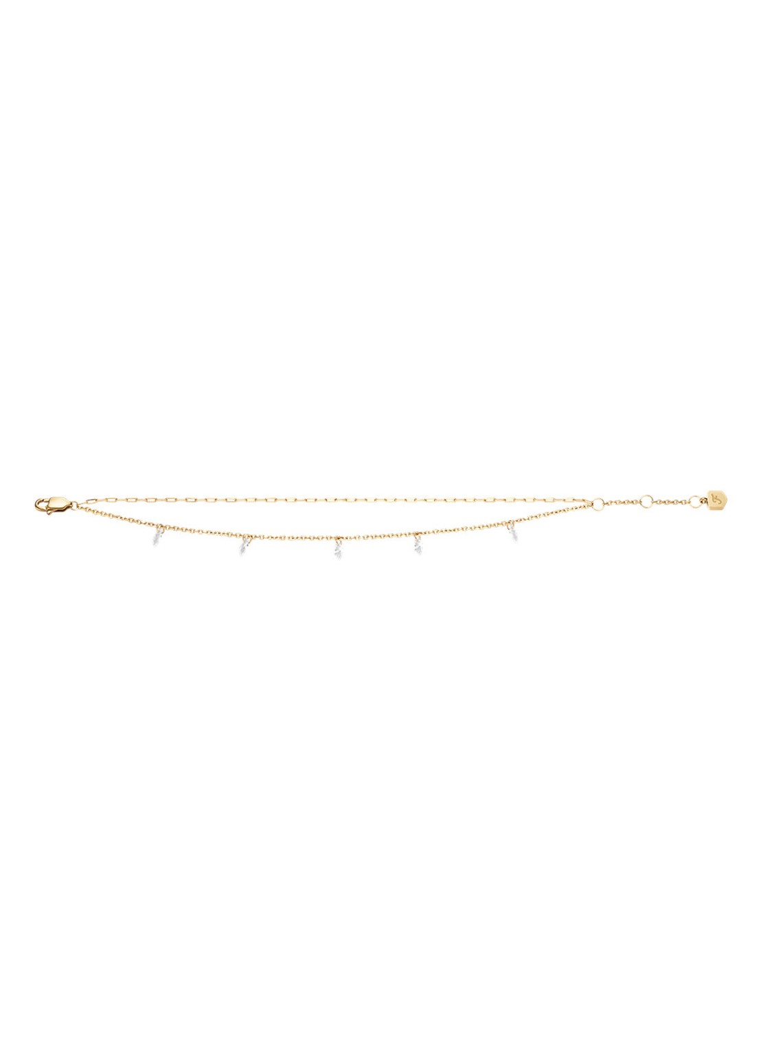 Fossil Ellis armband JF04895710 - detail 3 goud
