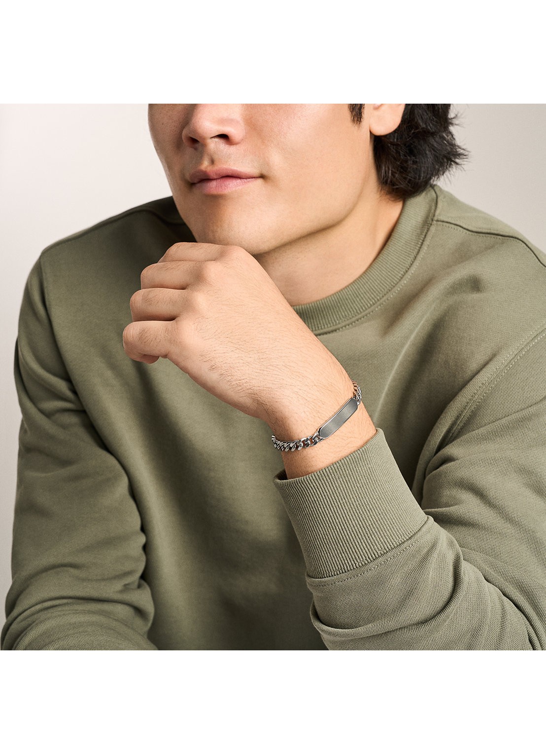 Fossil Ellis armband JF04982998 - detail 4 zilver
