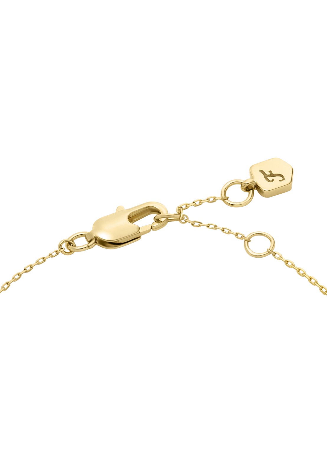 Fossil Ellis armband met zirkonia JA7288710 - detail 2 goud
