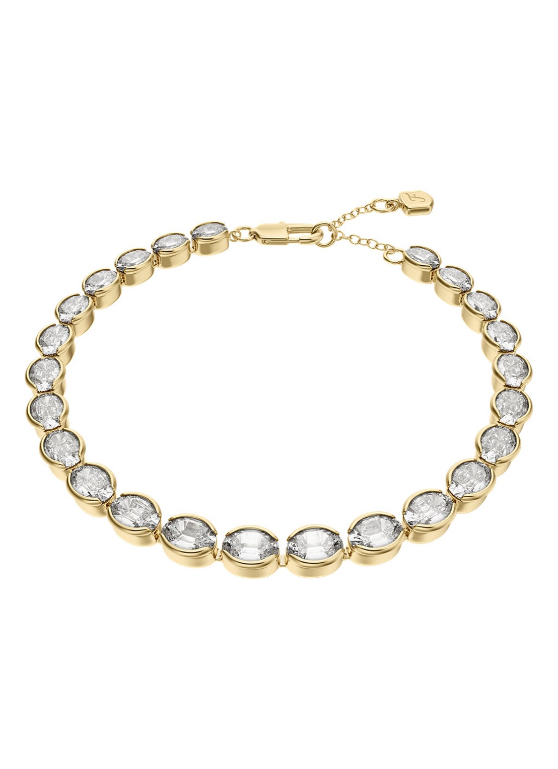 Fossil Ellis armband verguld JA7343710 - voorkant 5 goud