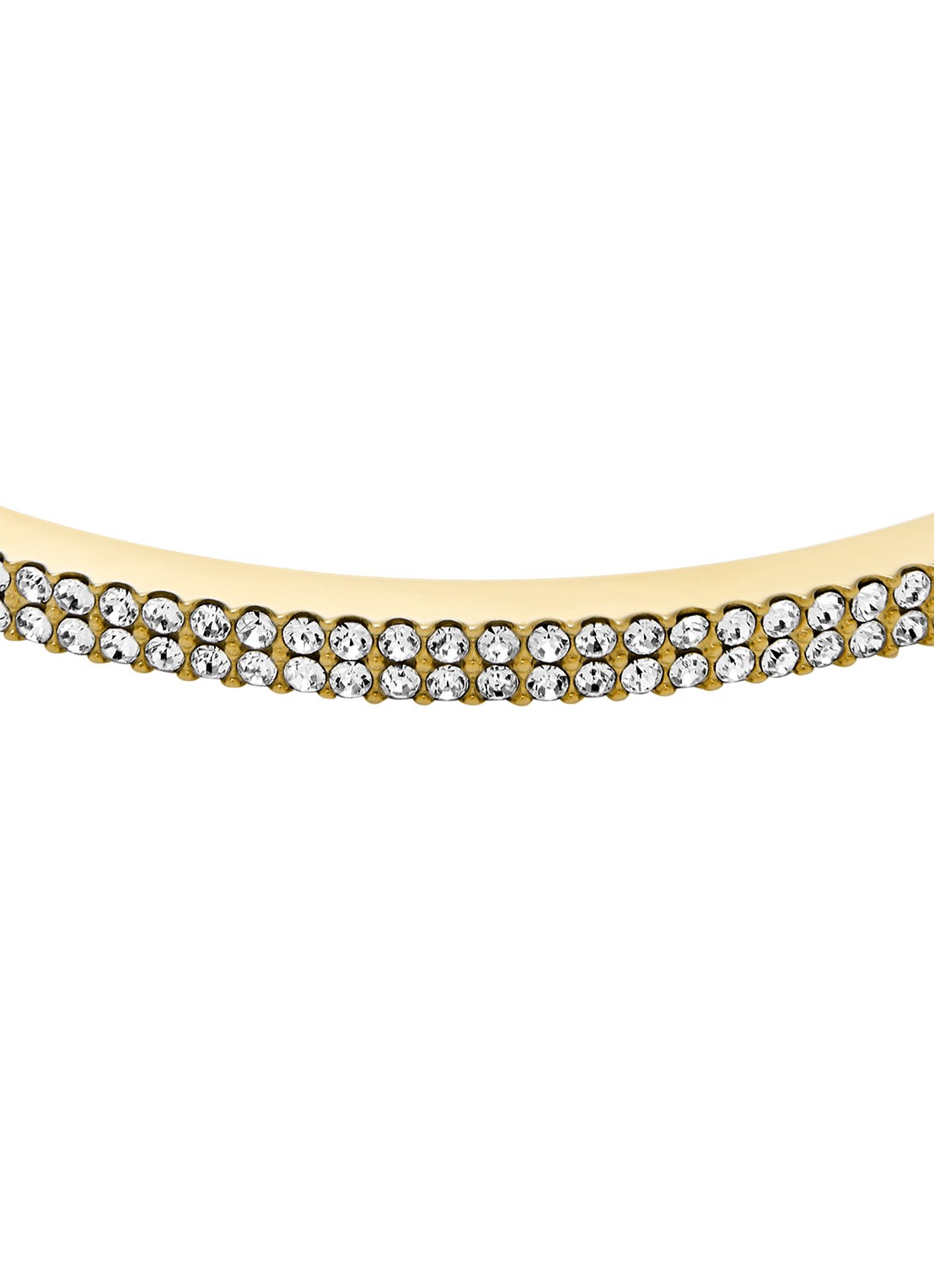 Fossil Ellis bangle met zirkonia JF04862710 - detail 2 goud