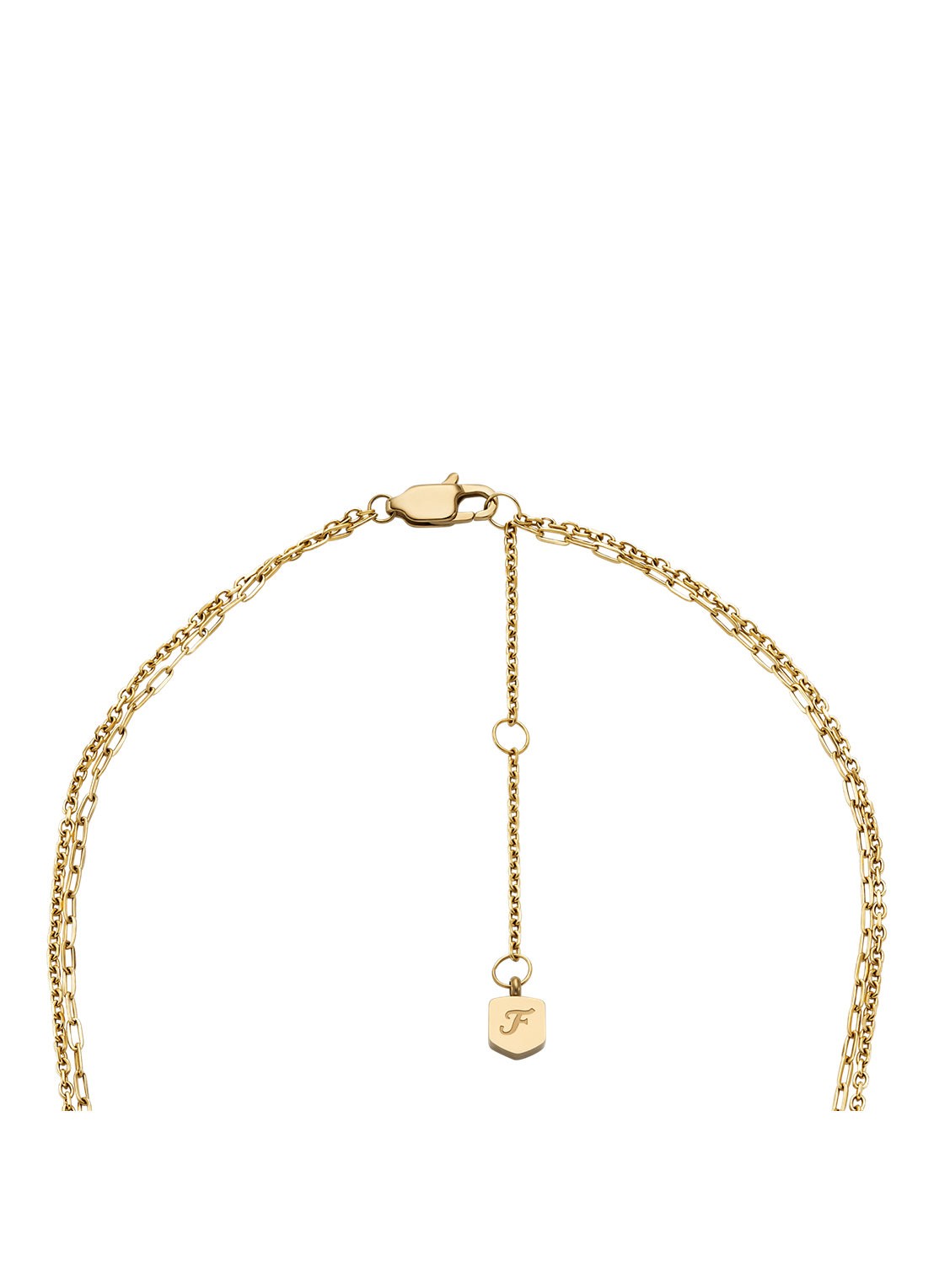 Fossil Ellis ketting  JF04894710 - detail 3 goud