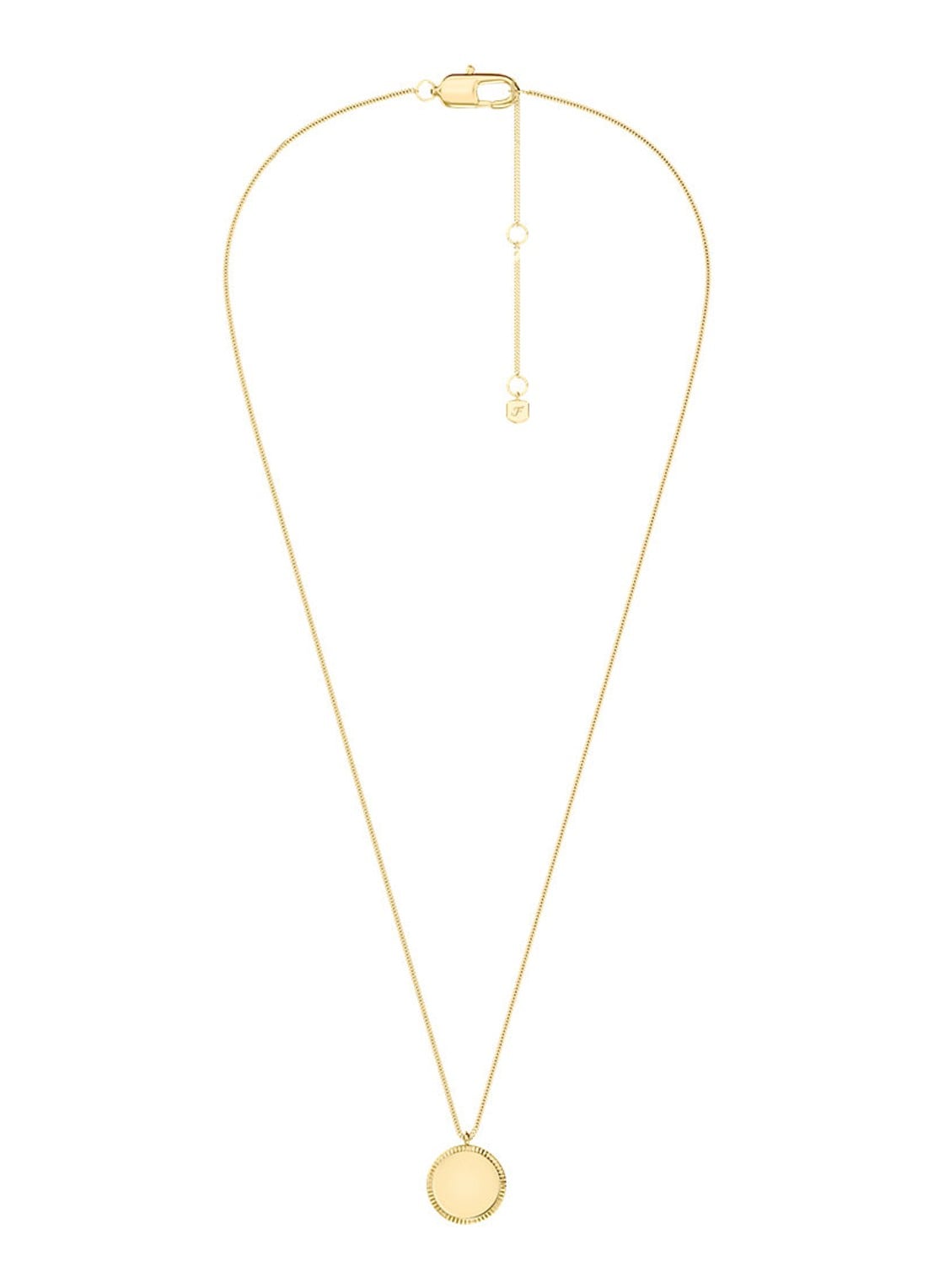 Fossil Ellis ketting JF04977710 - detail 3 goud