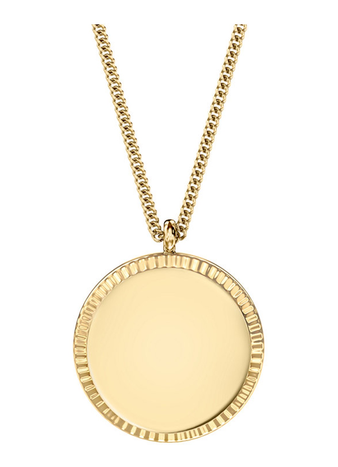 Fossil Ellis ketting JF04977710 - voorkant goud