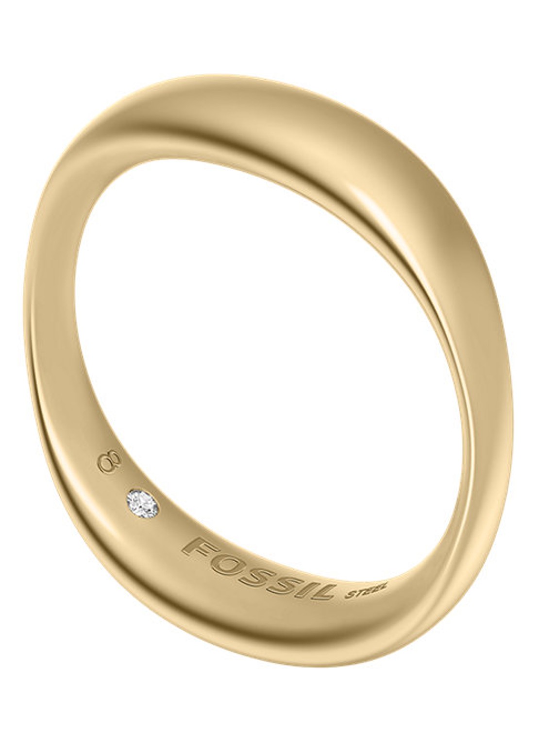 Fossil Ellis ring JF05001710 - detail 2 goud