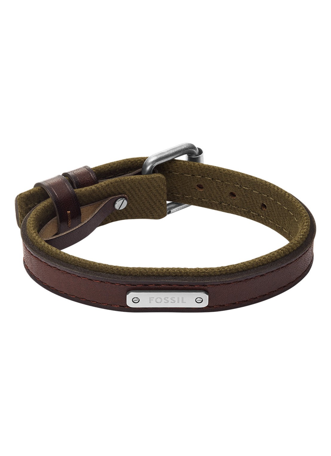 Fossil Everett armband JA7315998 - voorkant bruin