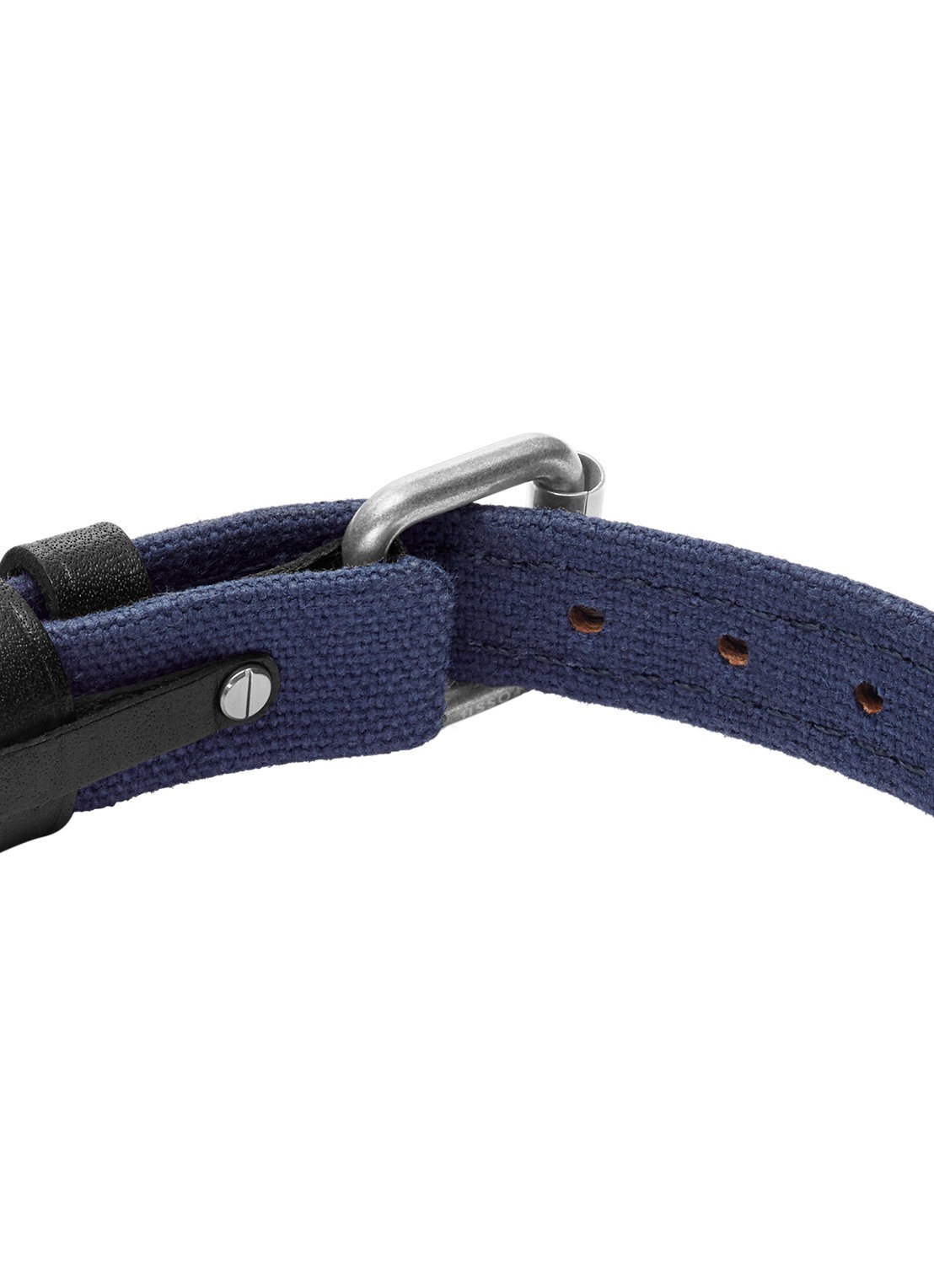 Fossil Everett armband JA7316998 - detail 3 zwart/blauw