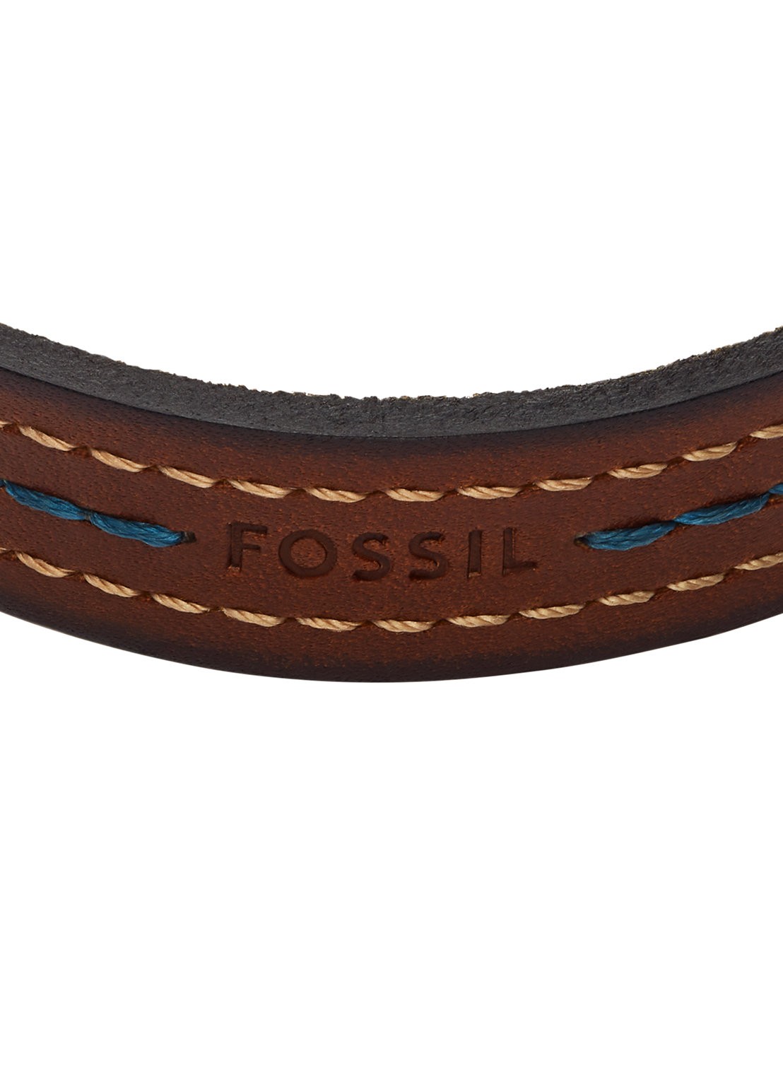 Fossil Everett armband JF04949040 - detail bruin