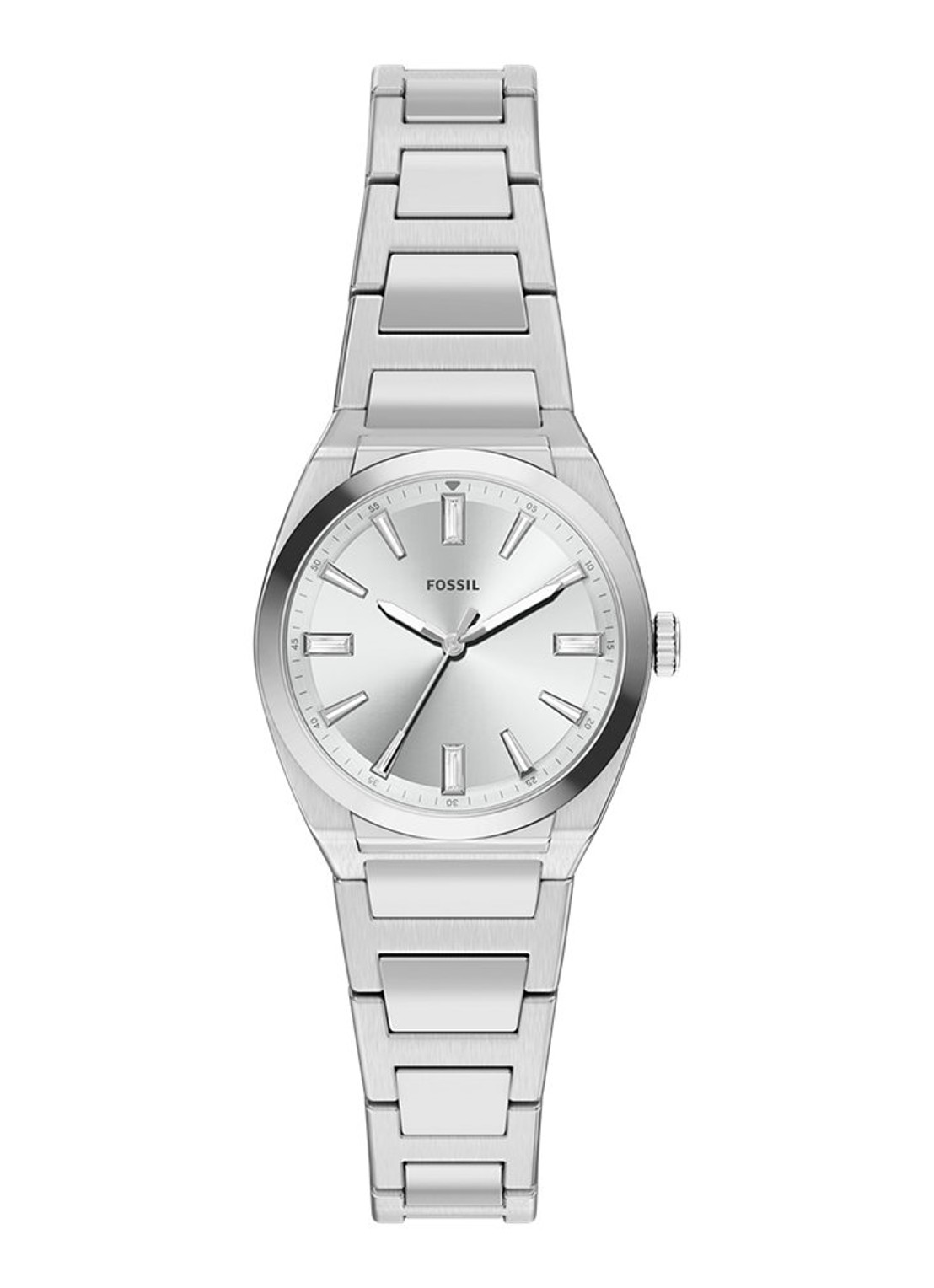 Fossil Everett horloge ES5490 - voorkant zilver