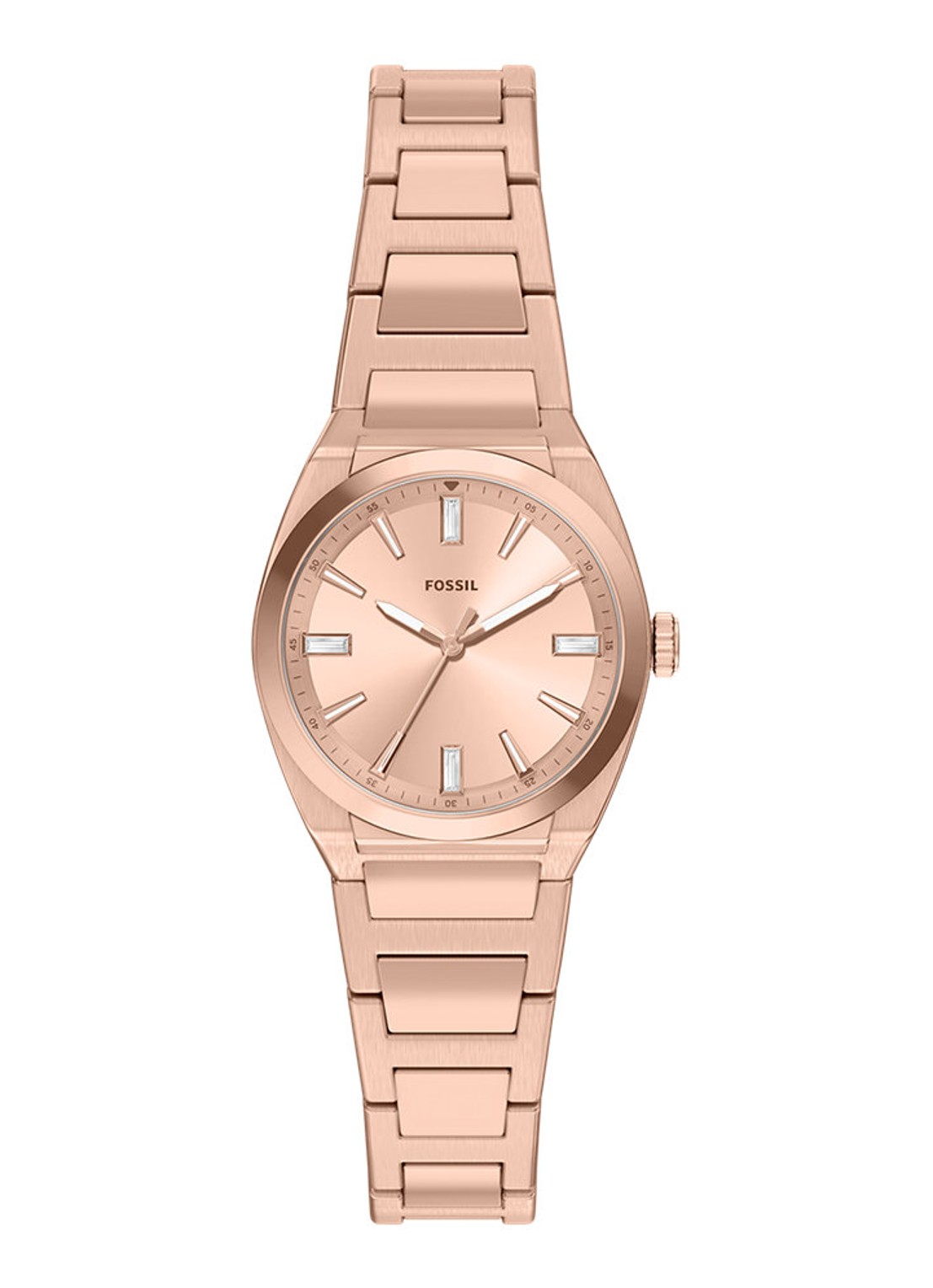 Fossil Everett horloge ES5491 - voorkant roségoud