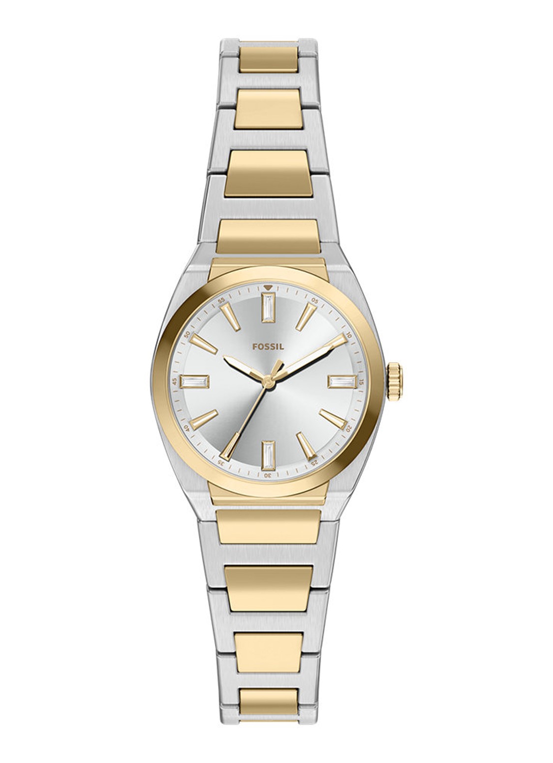 Fossil Everett horloge ES5494 - voorkant zilver