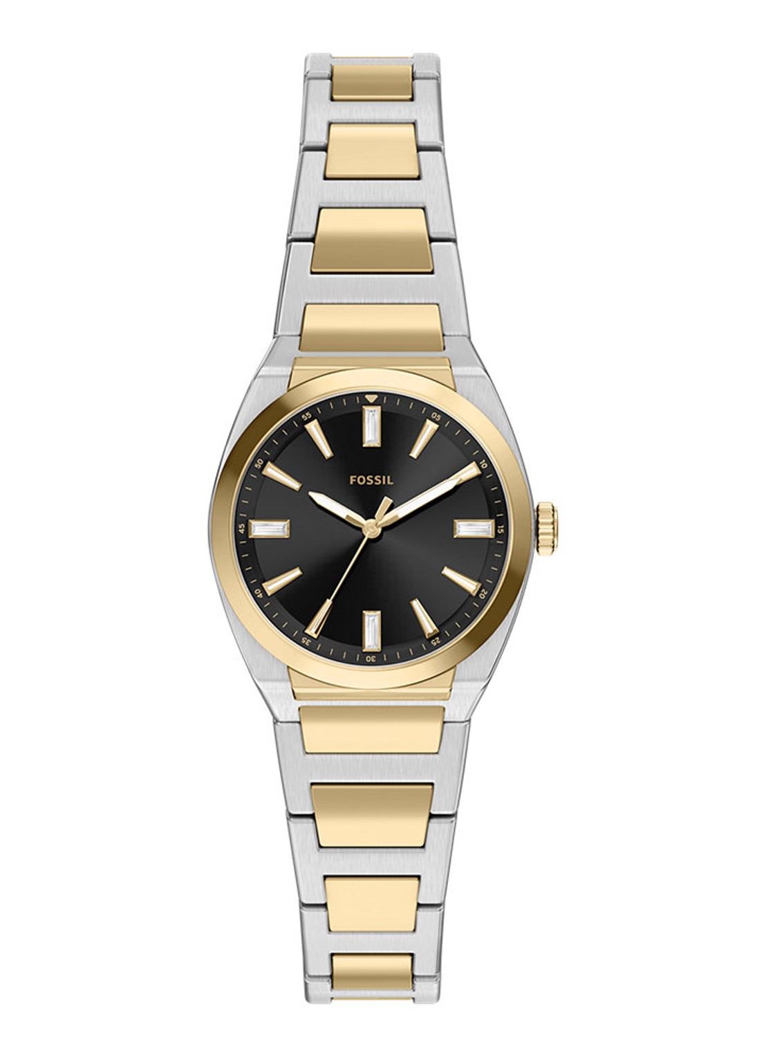 Fossil Everett horloge ES5495 - voorkant zilver