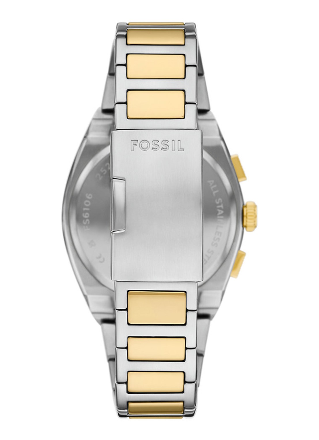 Fossil Everett horloge FS6106 - detail zilver