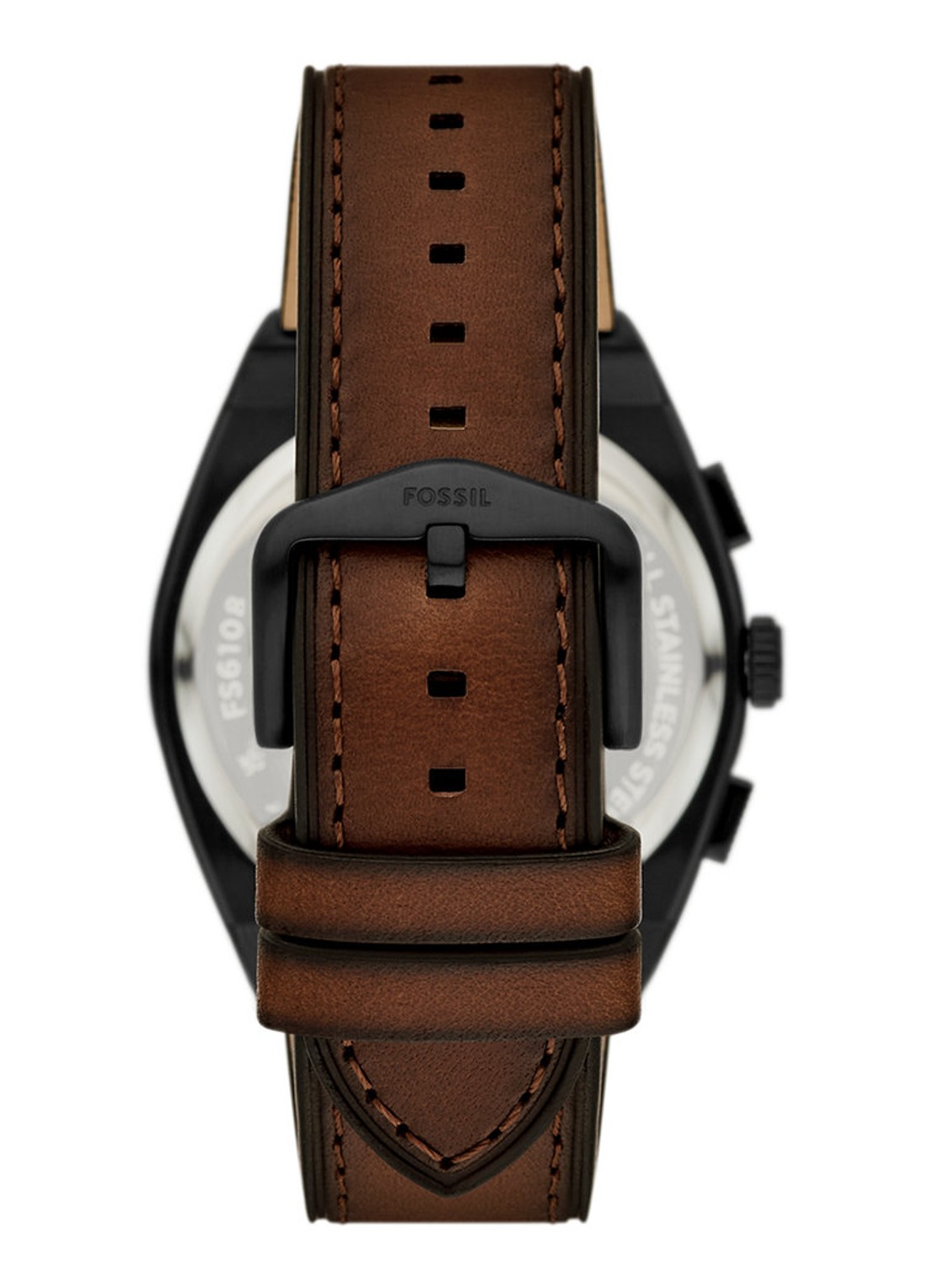 Fossil Everett horloge FS6108 - detail antraciet