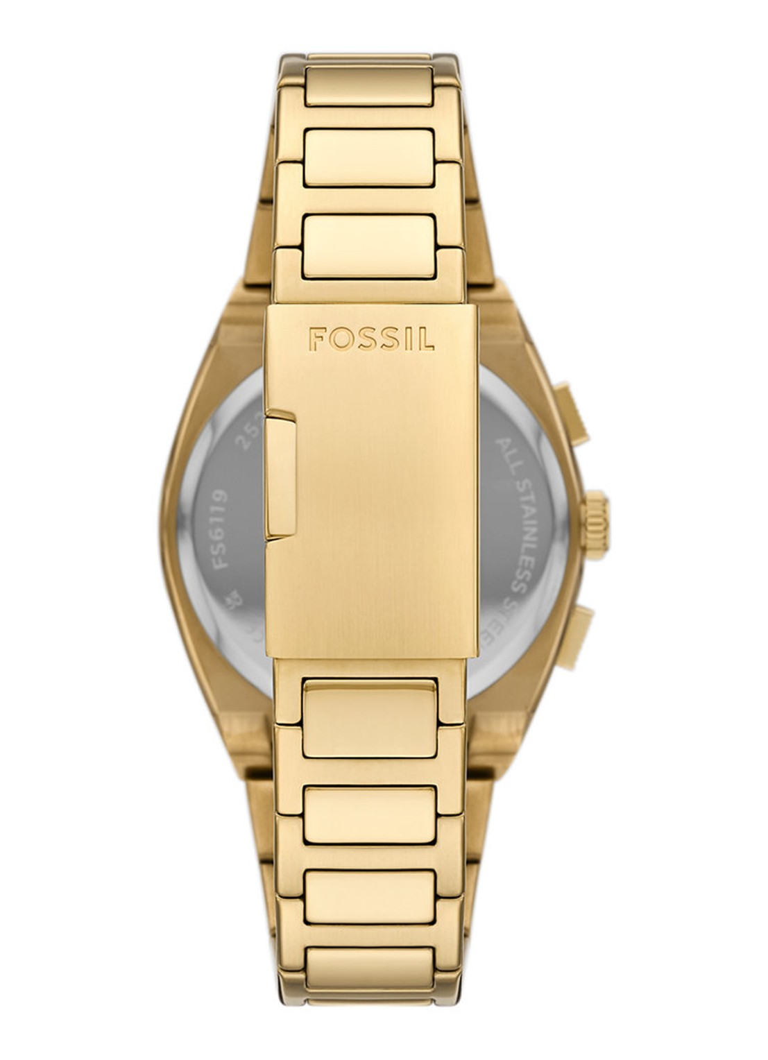 Fossil Everett horloge FS6119 - detail goud