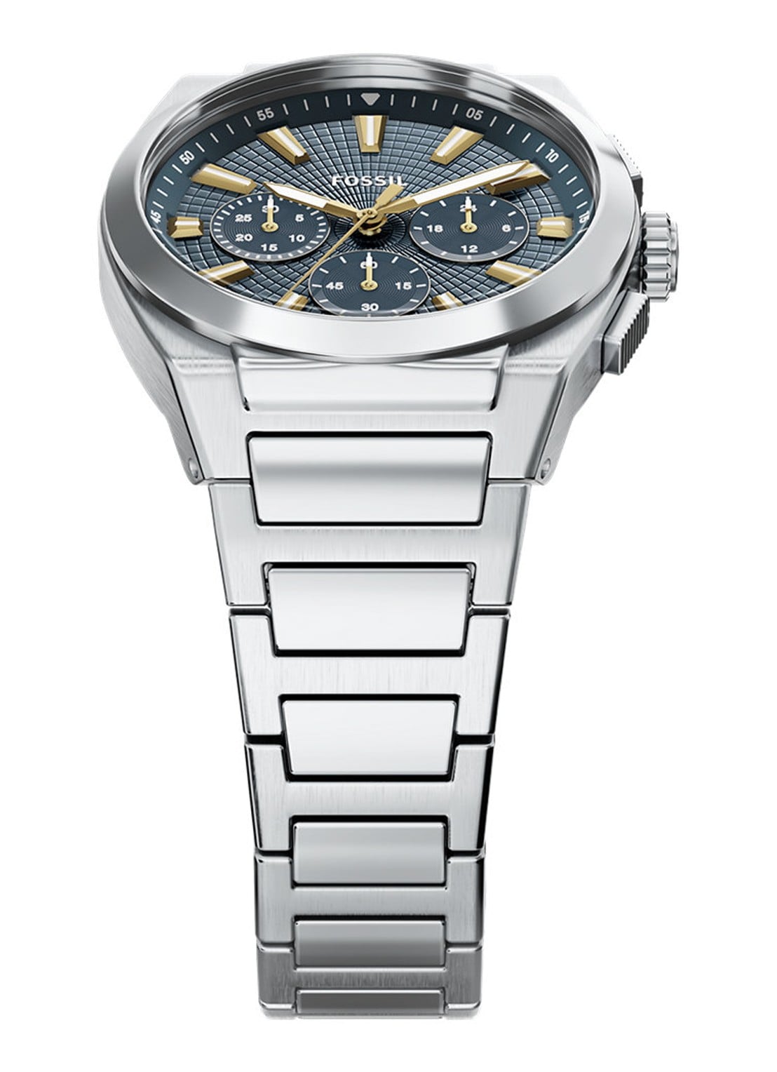 Fossil Everett horloge FS6154 - detail 4 zilver